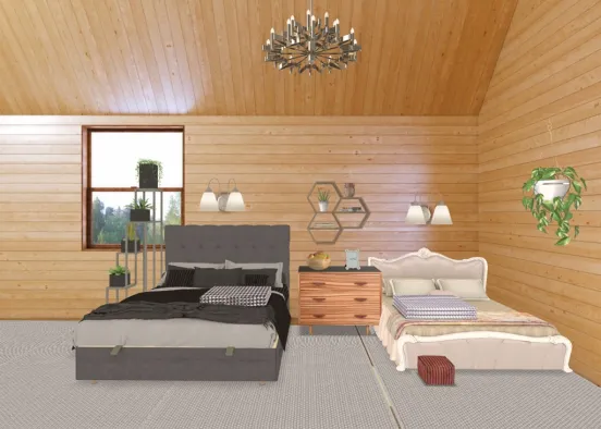 bedrooms  Design Rendering
