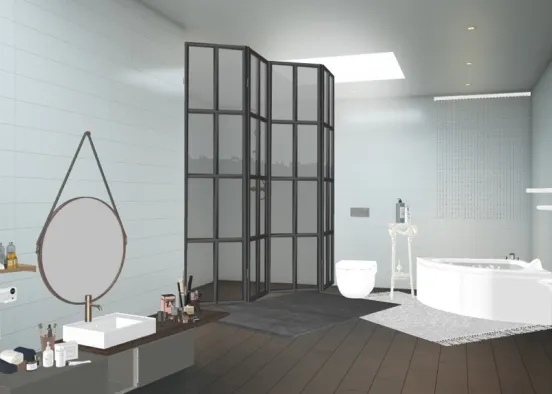 bathroom:house Design Rendering