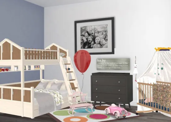 house : baby bedroom Design Rendering