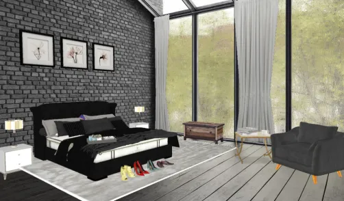 Habitacion grande moderna