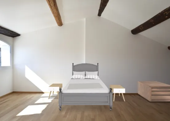 pretty bedroom  Design Rendering