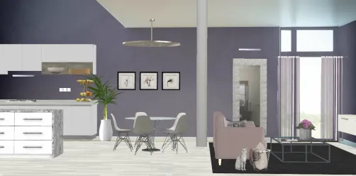 Cocina comedor sala