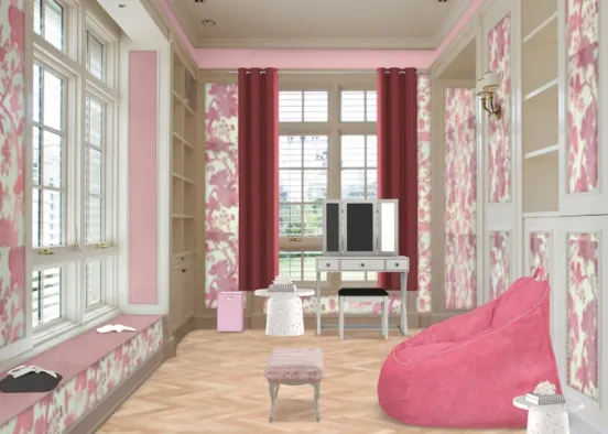 pink room  Design Rendering