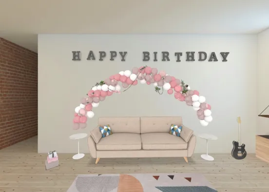 Birthday party  Design Rendering
