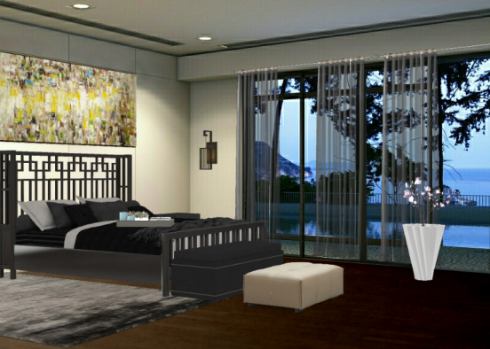 Camera da letto oasi Design Rendering