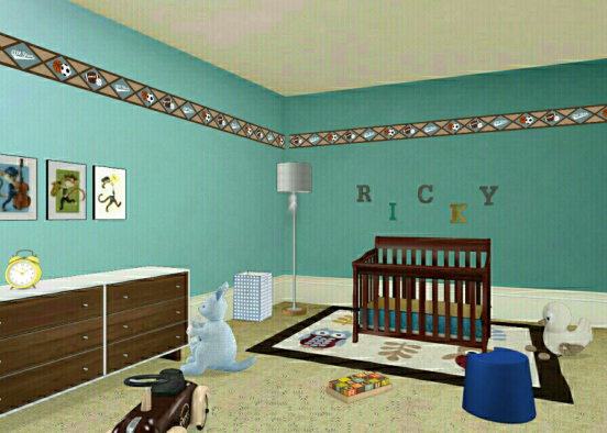 Ricky's room Design Rendering