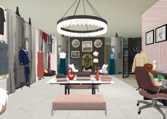 The Sewing Room Design Rendering