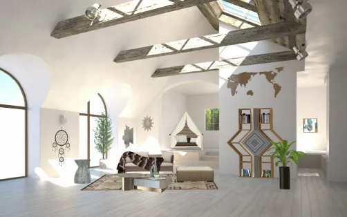 Boho living room