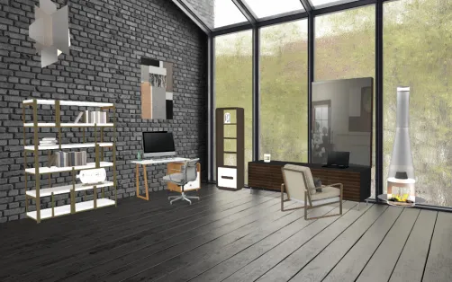 Bureau de télétravail