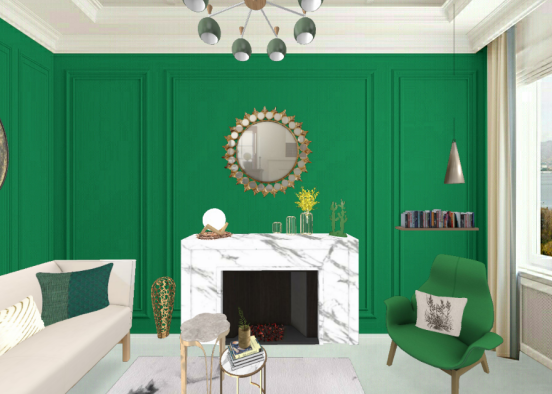 Petit Salon vert Design Rendering