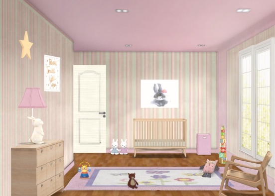 baby’s room Design Rendering