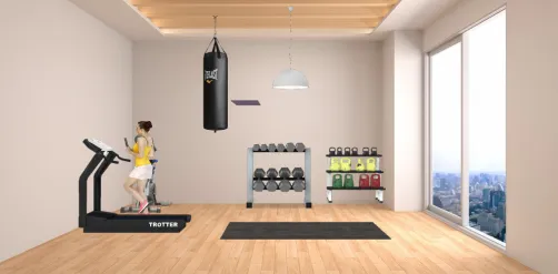 Gym or exercise  room