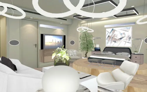 Ultra-Modern Hotel Room