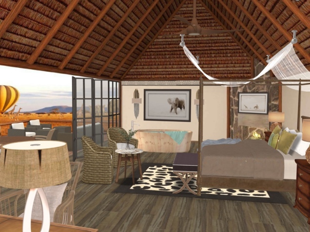 African Hotel With Views Of the Safari(LAST DESIGN FOR 2021 SEE YOU ALL IN 2022)