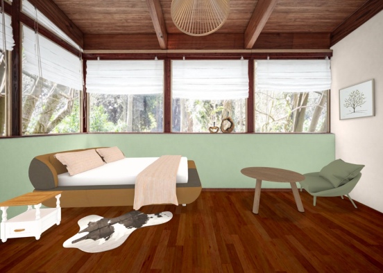 Simple little forest place Design Rendering