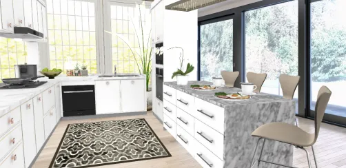  beautiful white and elegant kitchen 🥰🥰🥰🥰love cooking.