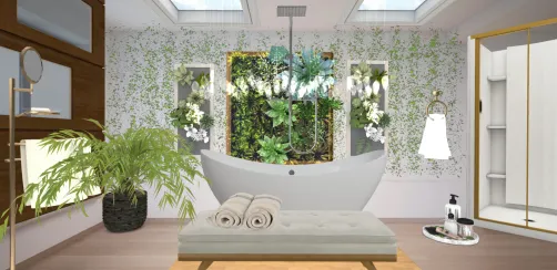 Beautiful and modern bathroom 🥰🥰🥰🥰nature style. 