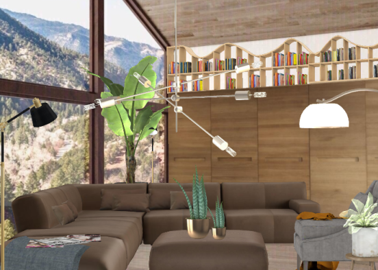 Beautiful home in the mountains 🥰🥰🥰🥰modern home🥰 Design Rendering