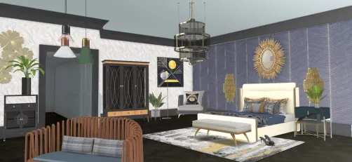 1920’s Art Deco Bedroom