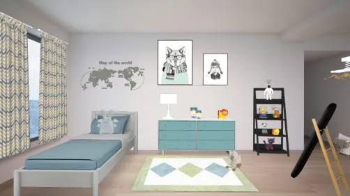 Kids  Room / Habitación para niños /_#Quedate en casa  P.R .