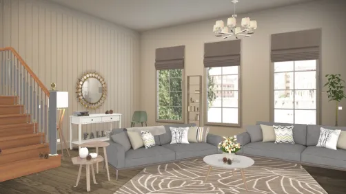 Modern Fall Living Room