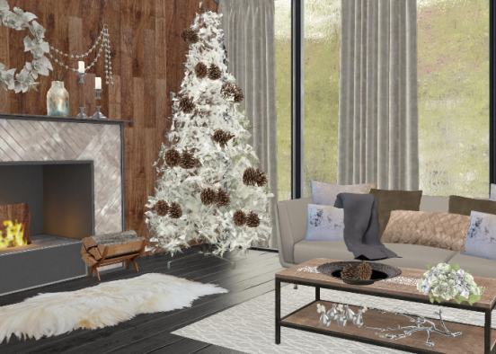 A Chic Christmas Design Rendering