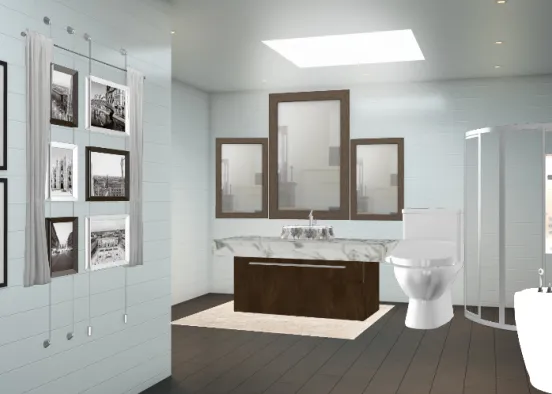 Bathroom for royalty Design Rendering