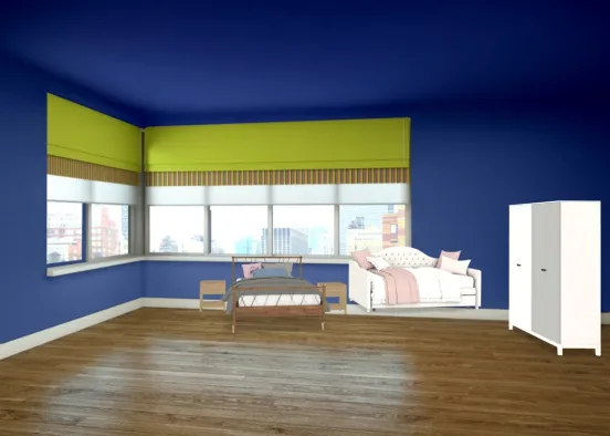 mom and dad‘s room Design Rendering