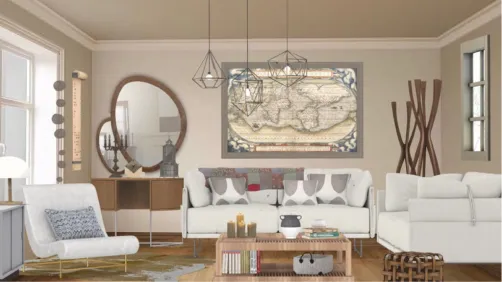 SALÓN ESTILO SCANDINAVIA 