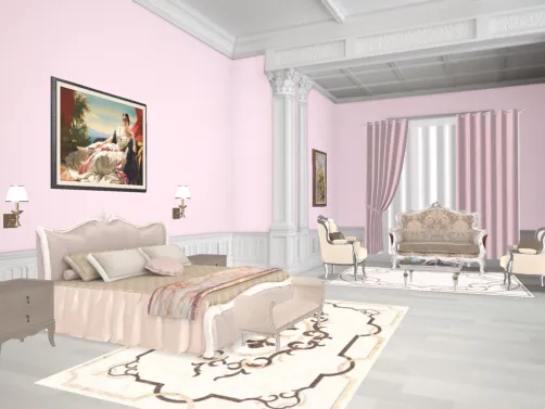 pink bed