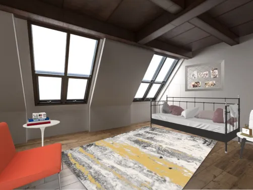 Attic bedroom