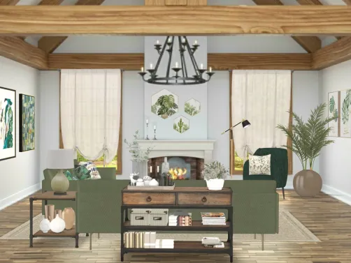 green livingroom 