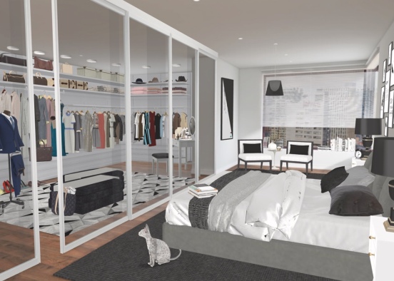 new yorkers bedroom  Design Rendering