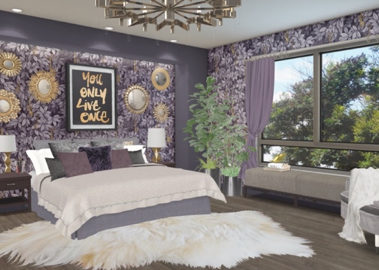 purple dreams of glamour  Design Rendering
