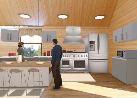 kitchen design is perfect!!! Design Rendering