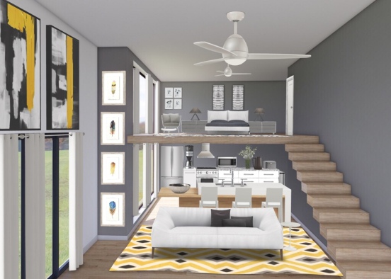 Small space, but my place. Design Rendering