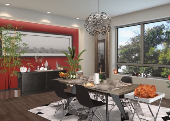 dining room 🍗🖤 Design Rendering
