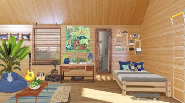 Lilo and stitch themed bedroom 