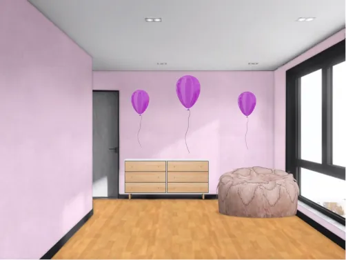 Pink panther bedroom