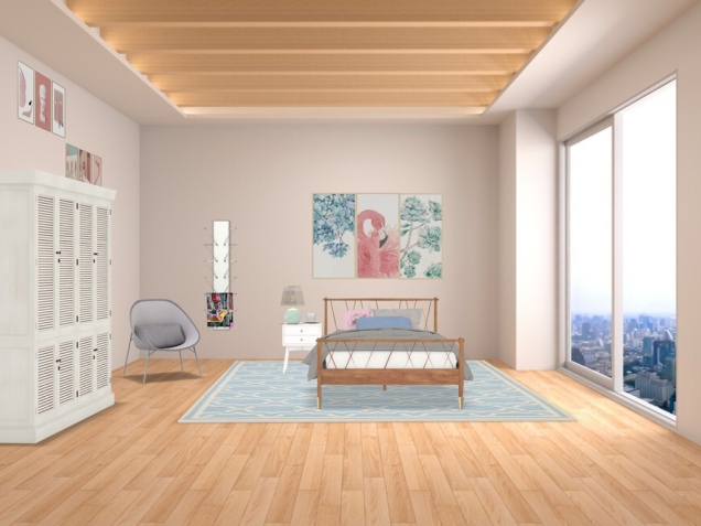 girls pastel bedroom