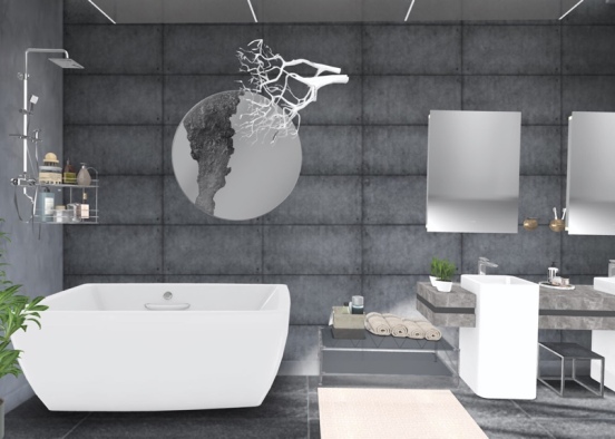 Bathroom 🚽 Design Rendering
