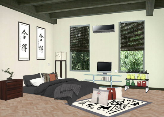 Mico's bedroom Design Rendering