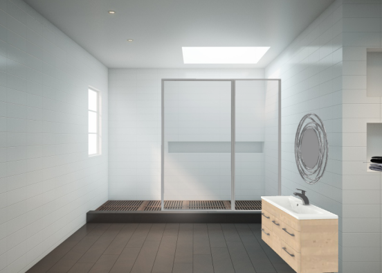 2 ème salle de bain Design Rendering