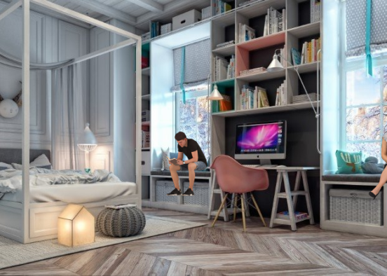 Chambre cool  Design Rendering