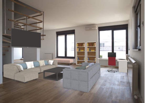 office\living room Design Rendering