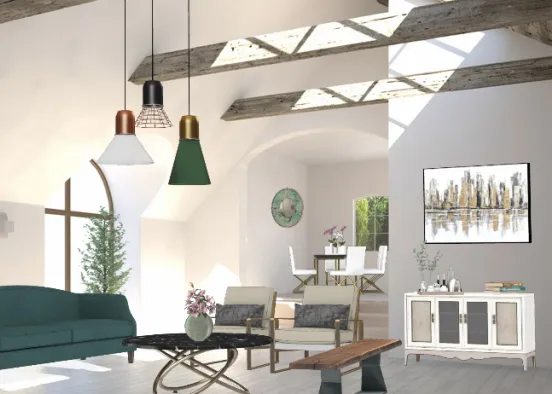 Sala de Contemporanea Design Rendering