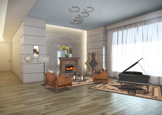 Living Room 2 Design Rendering