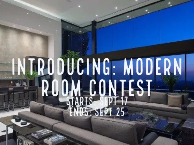 modern room contest