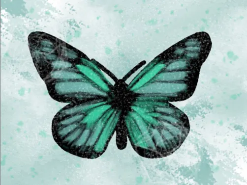 dessin papillon 🦋,  butterfly drawing 🦋 