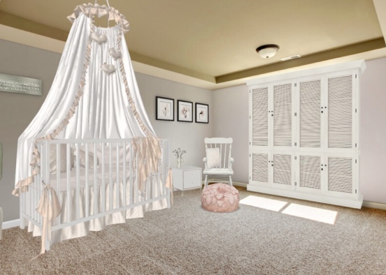 plush nursery Design Rendering